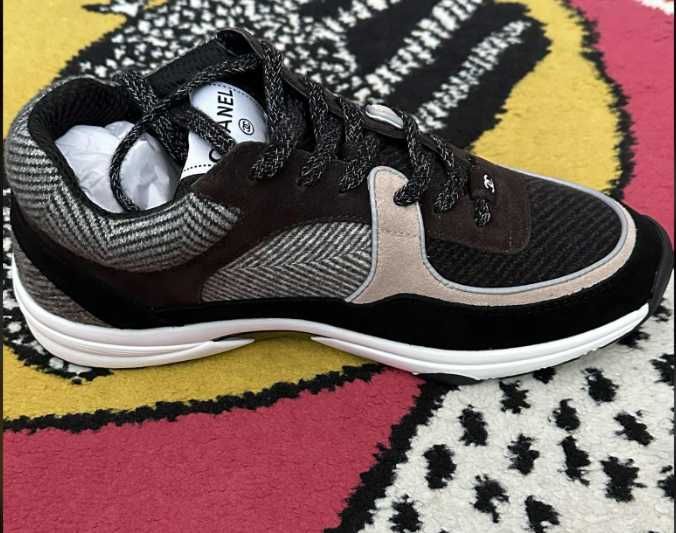 Chanel 2022 Interlocking CC Logo Athletic Sneakers