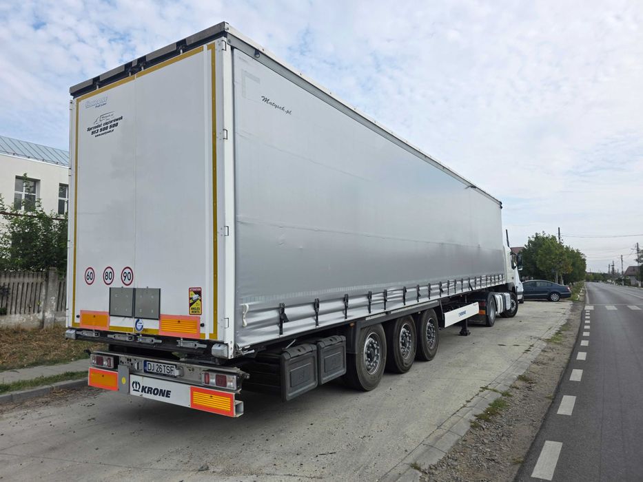 Semiremorca Krone SD prelată schimb cu bena basculabila agregate