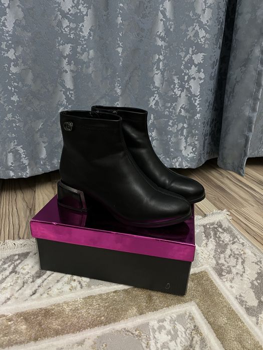 Сапоги зимние с каблуком