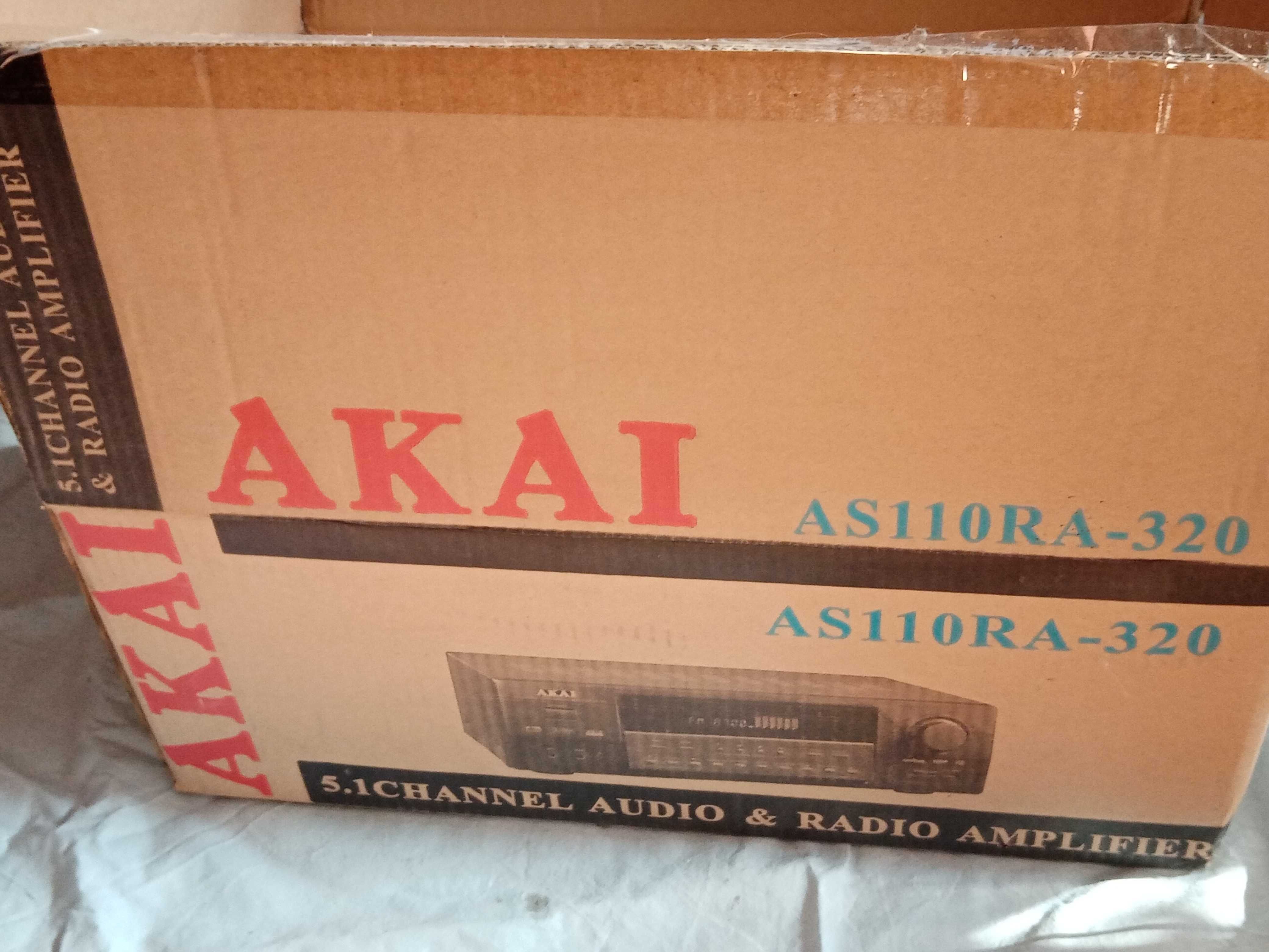 Усилвател Akai AS110RA-320, 5.1 Черен + дистанционно