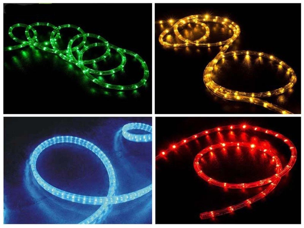 Светещ LED маркуч за коледна украса