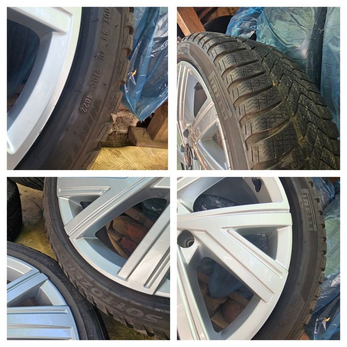 Jante aliaj 18" Volkswagen/Skoda Octavia cu anvelope iarna 225 40 18