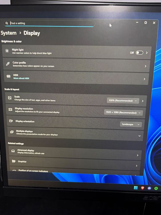 Monitor Acer SA230ABI 75Hz