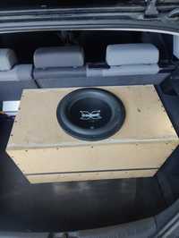 Subwoofer tub de bas Excursion SXX 12 cu incinta