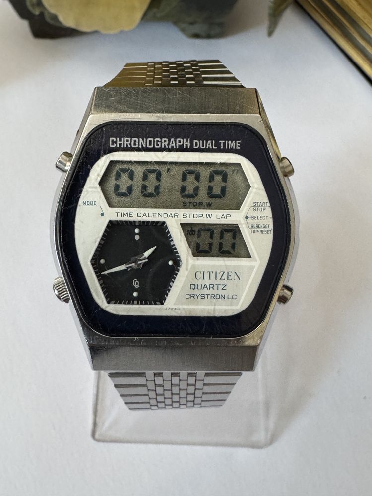 Rar! Citizen Crystron LC Japan. Vintage, anii 1970. Colectie