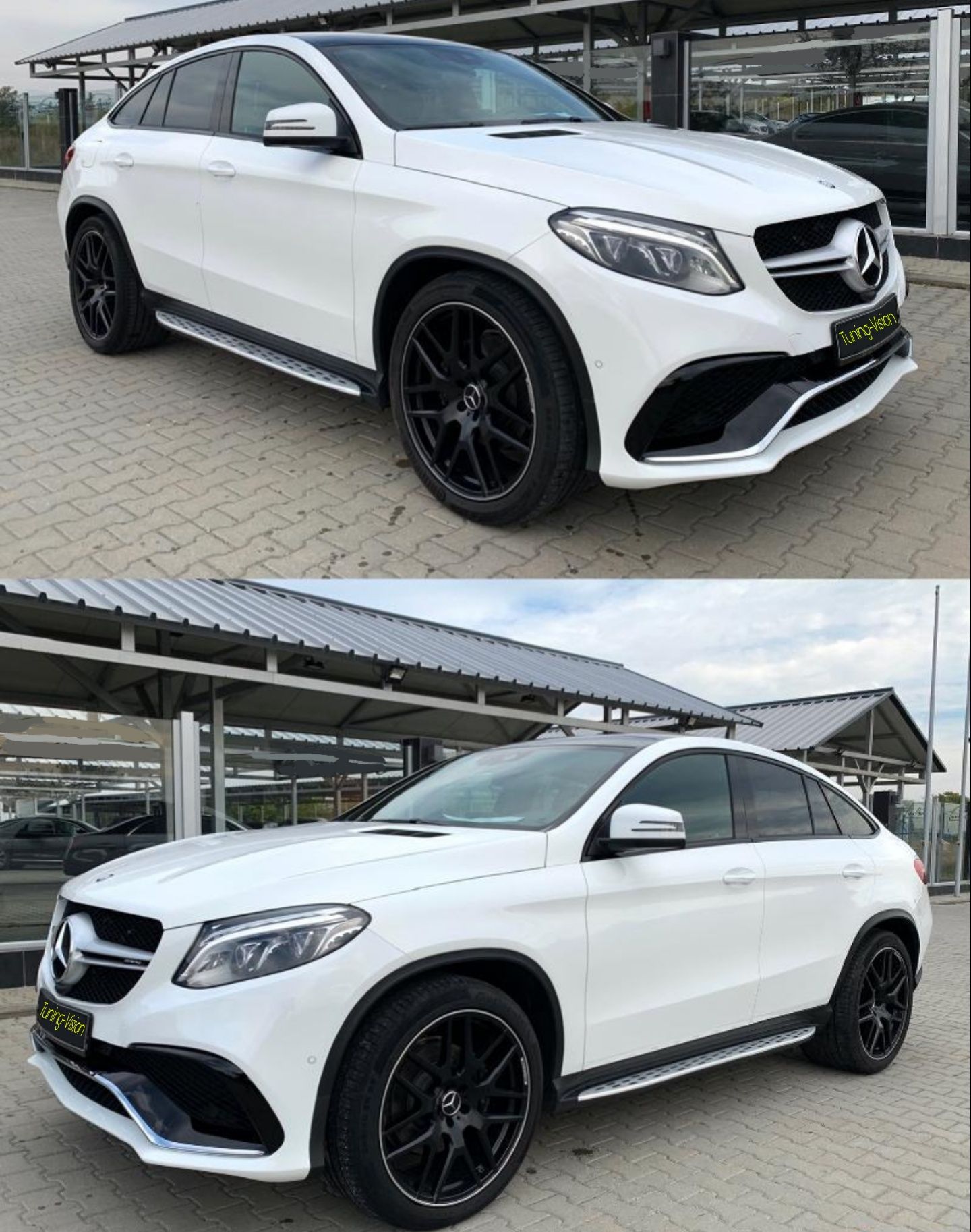 GLE 63 amg coupe пакет C292 броня Mercedes дифузьор степенки W166