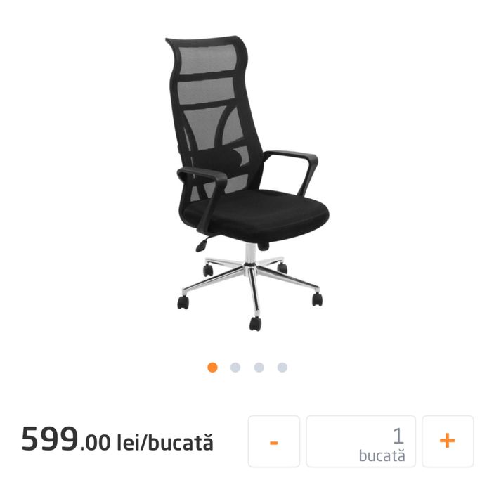 Scaun birou ergonomic negru