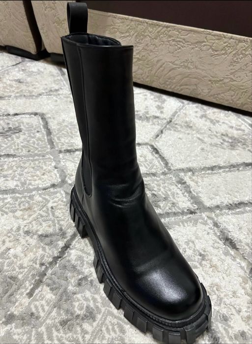 Зимние сапоги челси