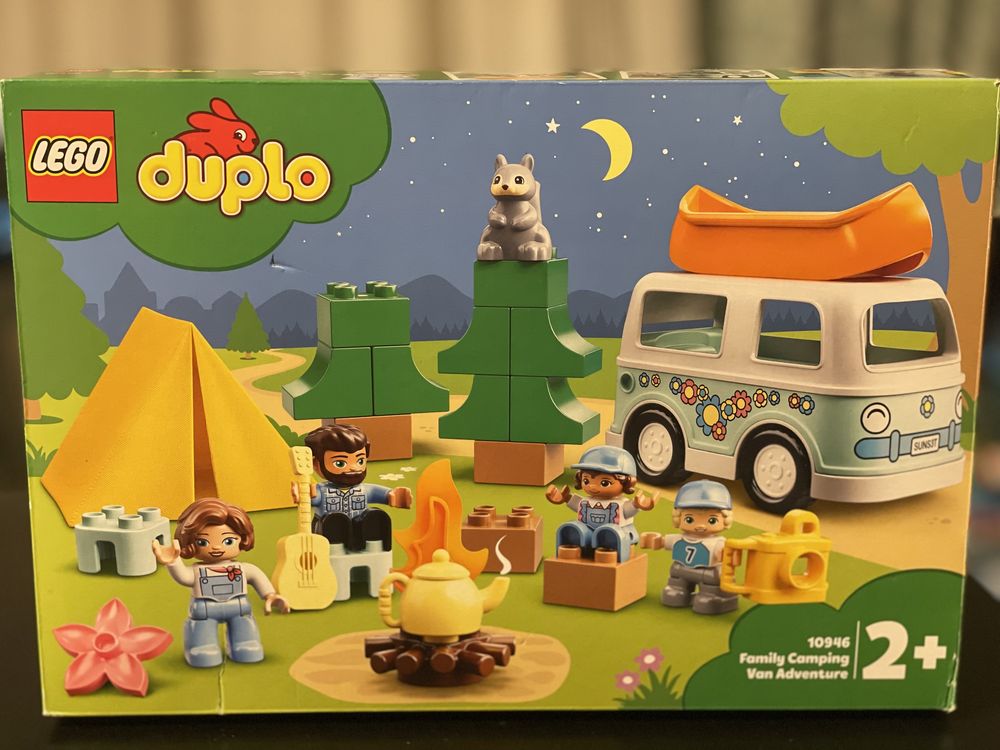 LEGO DUPLO - Aventura cu rulota de vacanta a familiei 10946, 30 piese