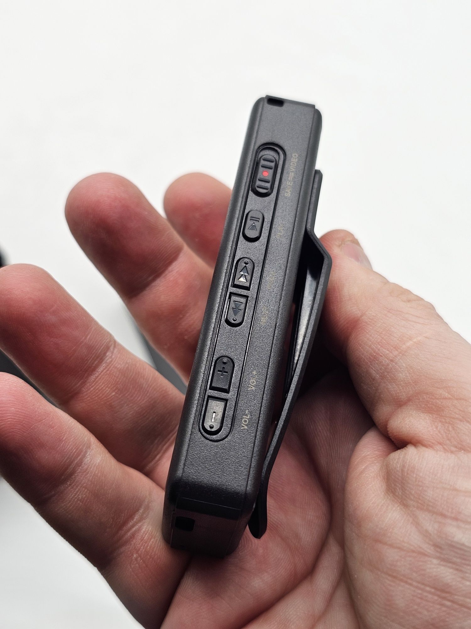 Hoestr Cameră de 64 GB cu audio, Cameră de poliție 1080P cu lentilă ro