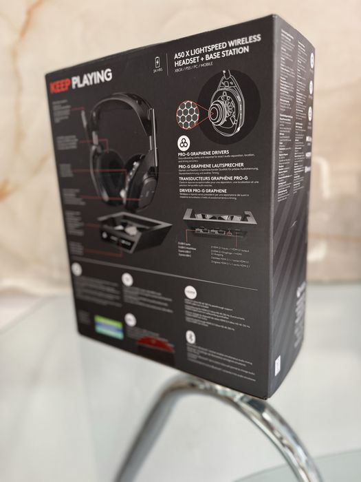 Casti Wireless Logitech Astro A50X Lightspeed statie de incarcare NOU