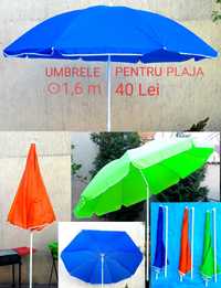 Umbrele pentru plajă, terasă, camping, curte - NOI - 40 lei/Bucata