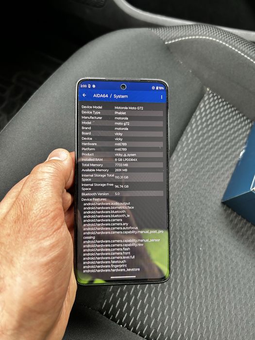 Vand Telefon Motorola Moto G72 128GB 8GB RAM Polar Blue OLED 120Hz