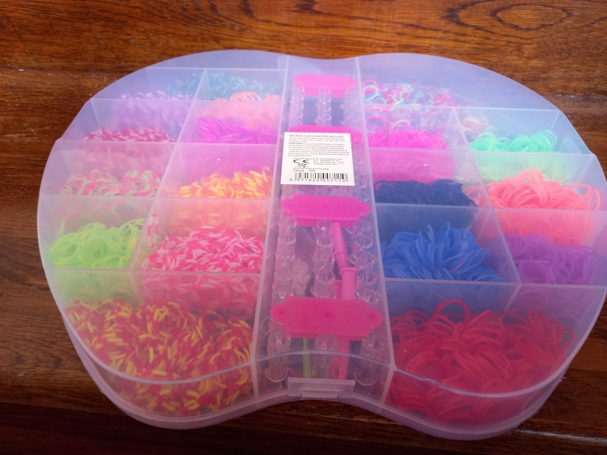 Kit complet elastice impletituri. Loom bands. Bratari. 4400 buc. NOU!