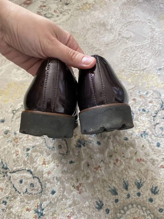 Pantofi cu şireturi LaSocki, din piele lăcuită