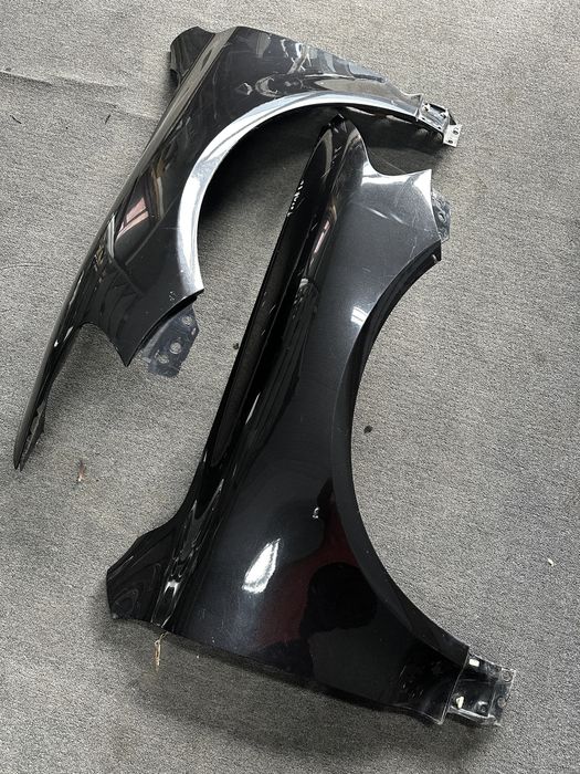 Aripa fata Volkswagen Touareg 7L 2002 2010 stanga drea negru metalizat