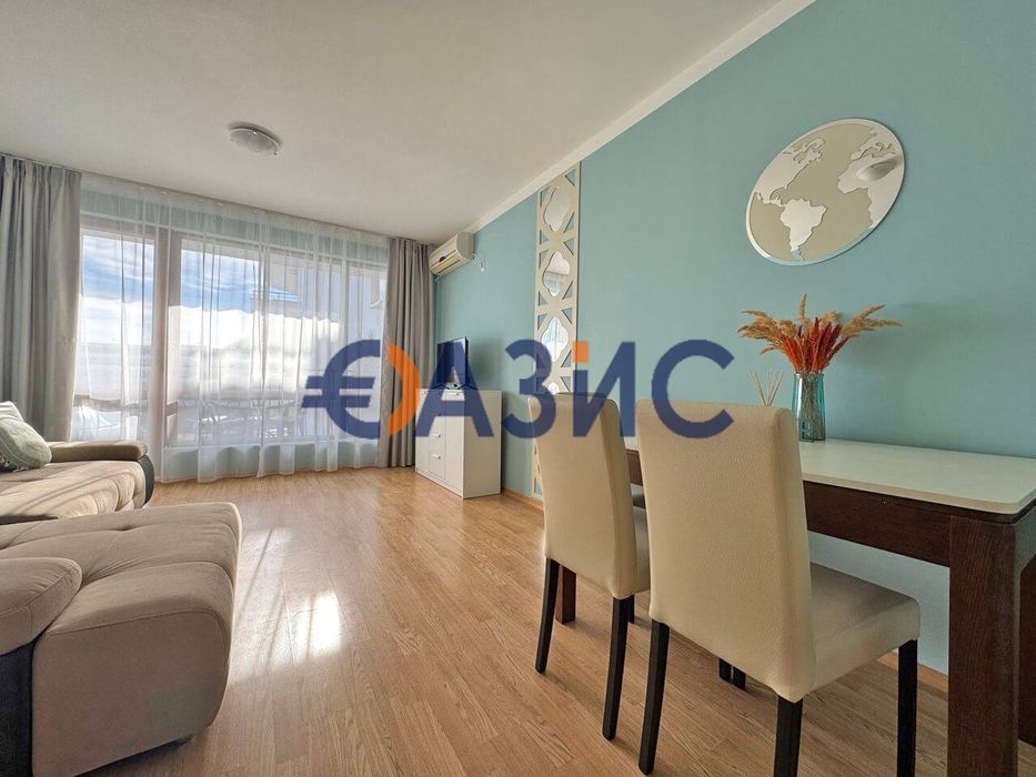 Двустаен апартамент в комплекс Diamond Bay, 65 кв.м., Слънчев бряг,