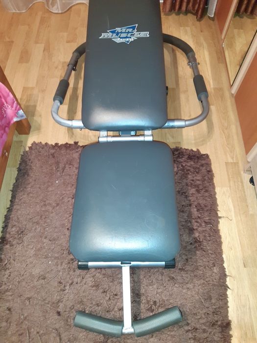 Banca abdomene, aparat fitness Mr. Muscle, First Bike