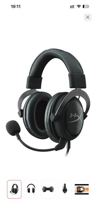 Наушники HyperX Cloud II KHX-HSCP-RD серые