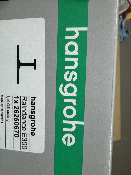 Vand palarie dus Hansgrohe, negru mat