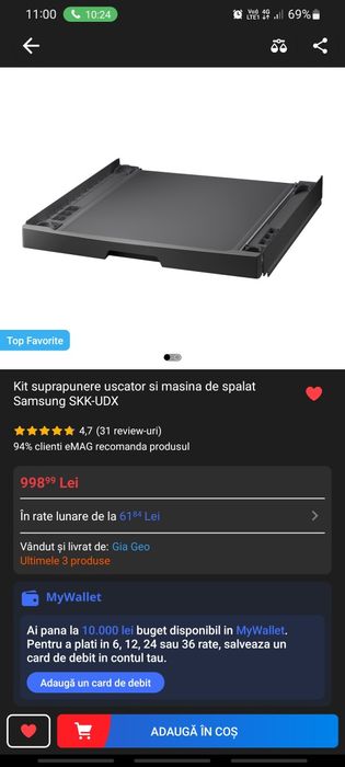 Kit suprapunere Samsung