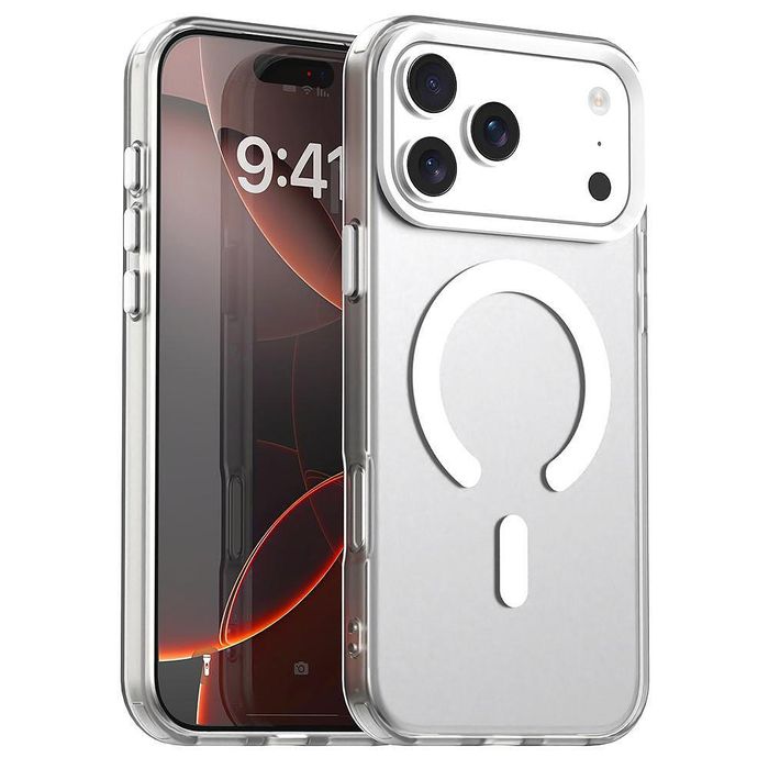Кейс techsuit candycase magsafe за iphone 17 pro в бяло
