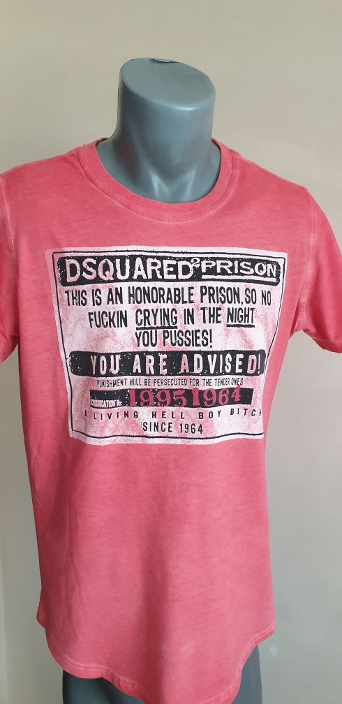 DSQUARED2 Cotton Italy Mens Size 50 / L ОРИГИНАЛ! Мъжка Тениска!