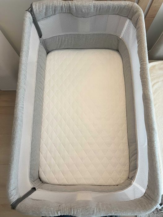 Детска кошара Co-Sleeper с люлка Lionelo Leonie, Grey Sand