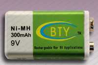ANIMABG Презареждащи батерии PP3 9V Ni-MH 300mAh