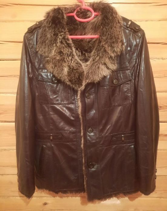 Кожаная куртка мужская
