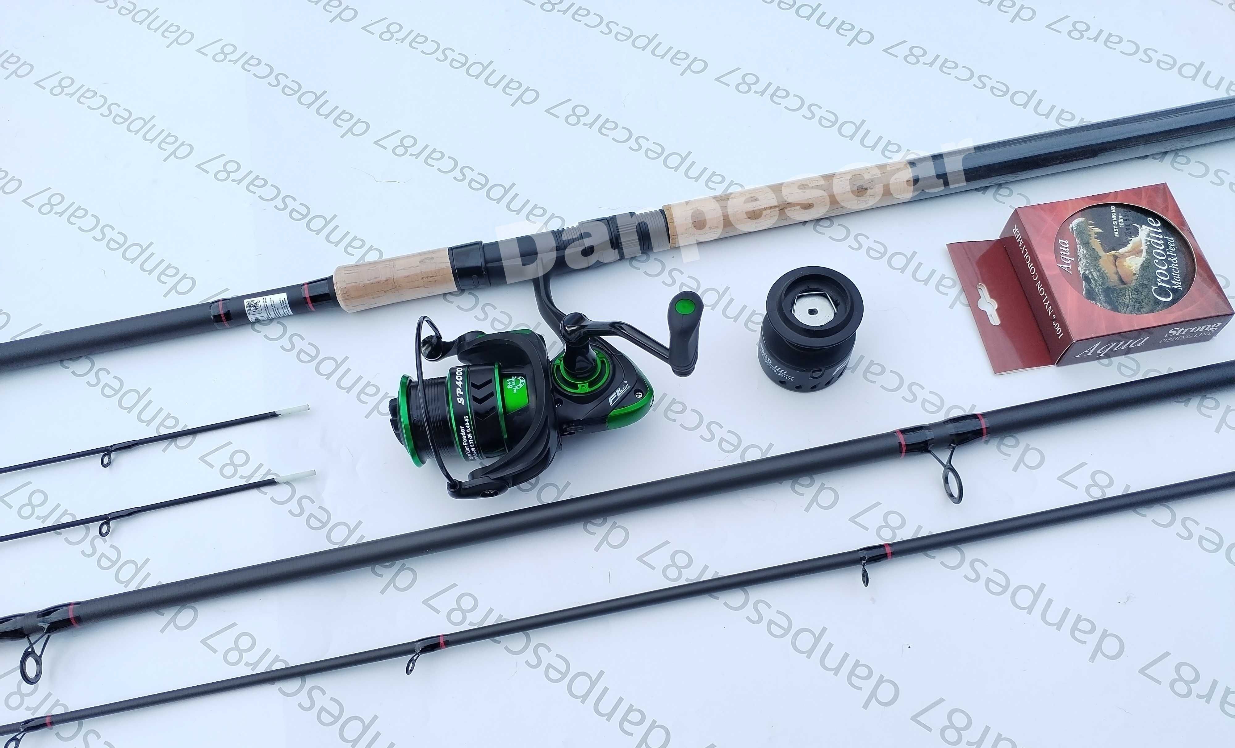 SET FEEDER Lanseta HARRIER 4,20m 210gr + Mulineta SPARKLER 4000 + fir