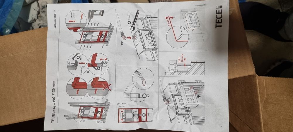 Rezervor wc incastrat/ in perete
