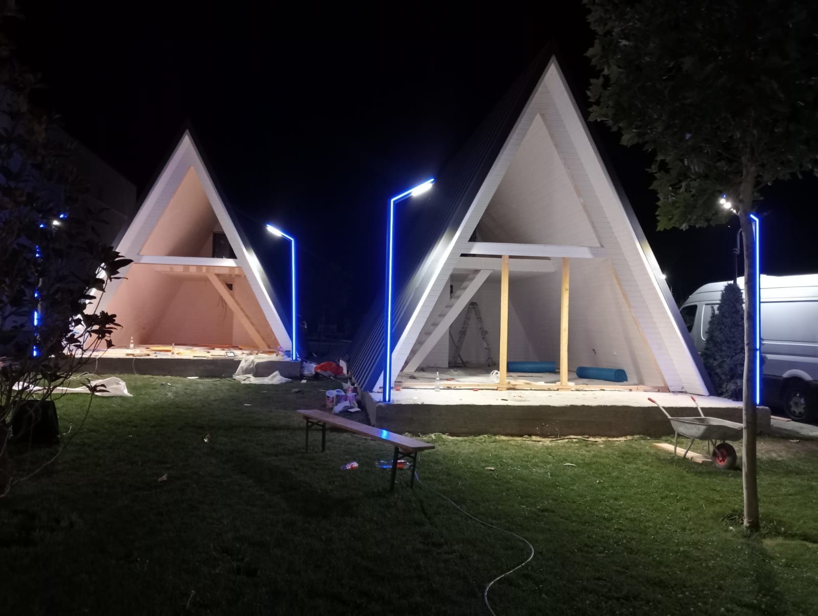 Cabane tip A frame