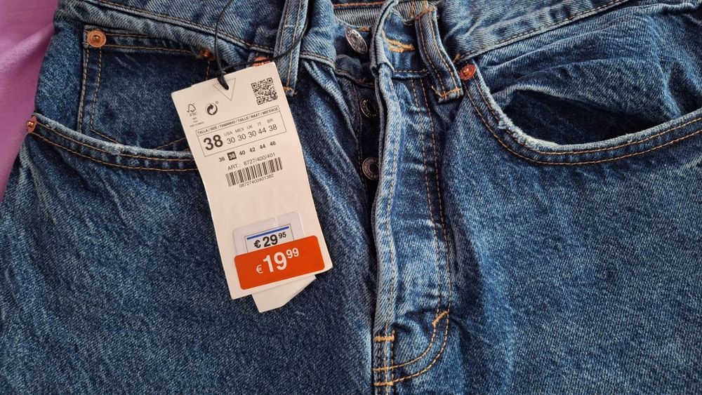 Blugi albaștri Zara