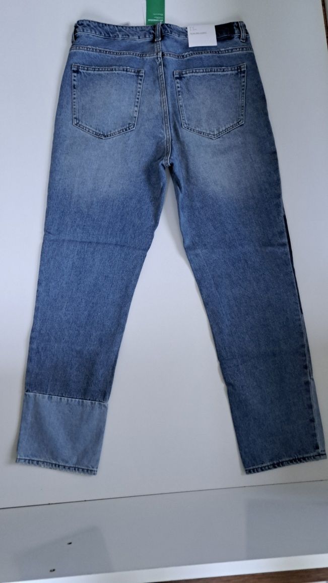 Нови дънки HM slim relaxed, р-р 40