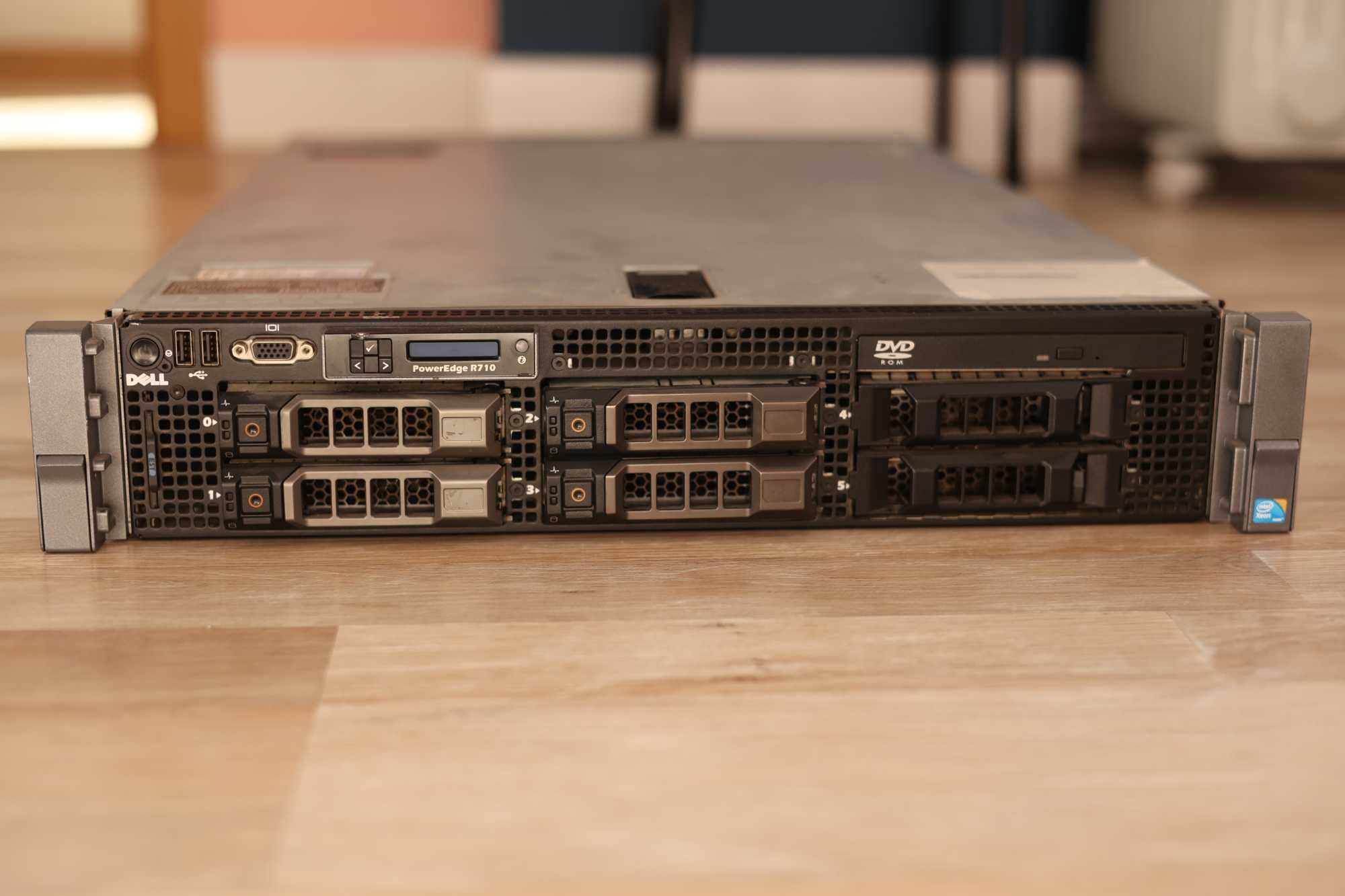 Dell PowerEdge R710 2*Intel Xeon X5680, 144GB(18*8) DDR3 1333MHz RDIMM