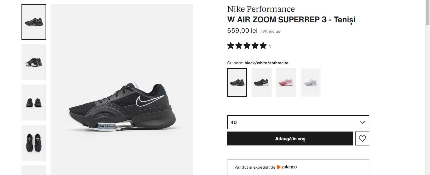 Nike/ Air Zoom /Superrep 3