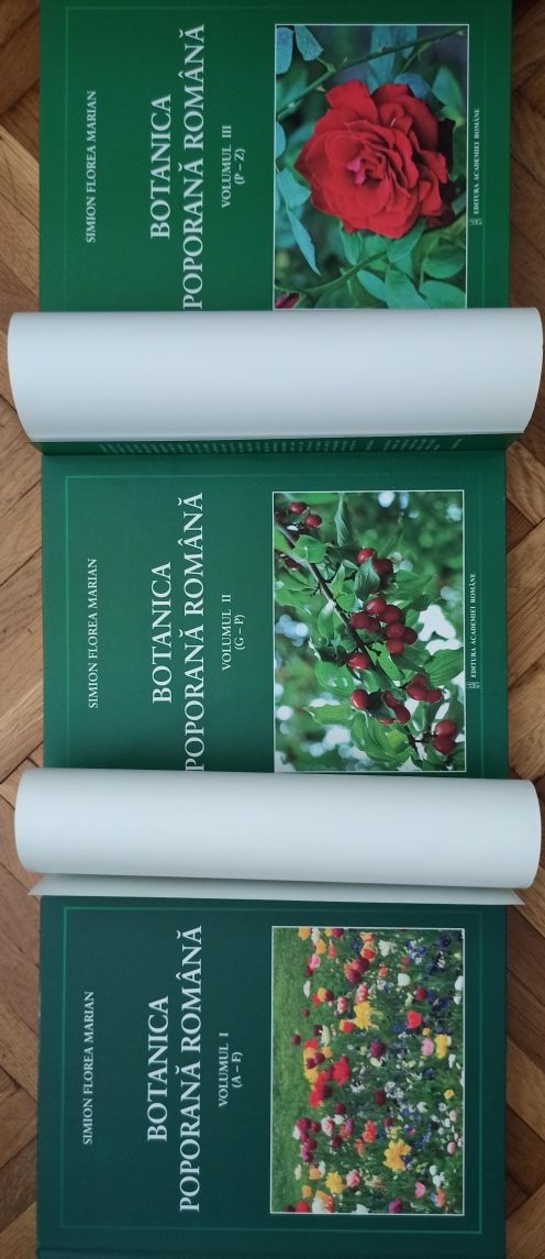 Botanica poporană romană SET! Simion Florea Marian. Academia Romană