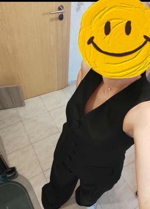 Cliche панталон и елек, размер Л