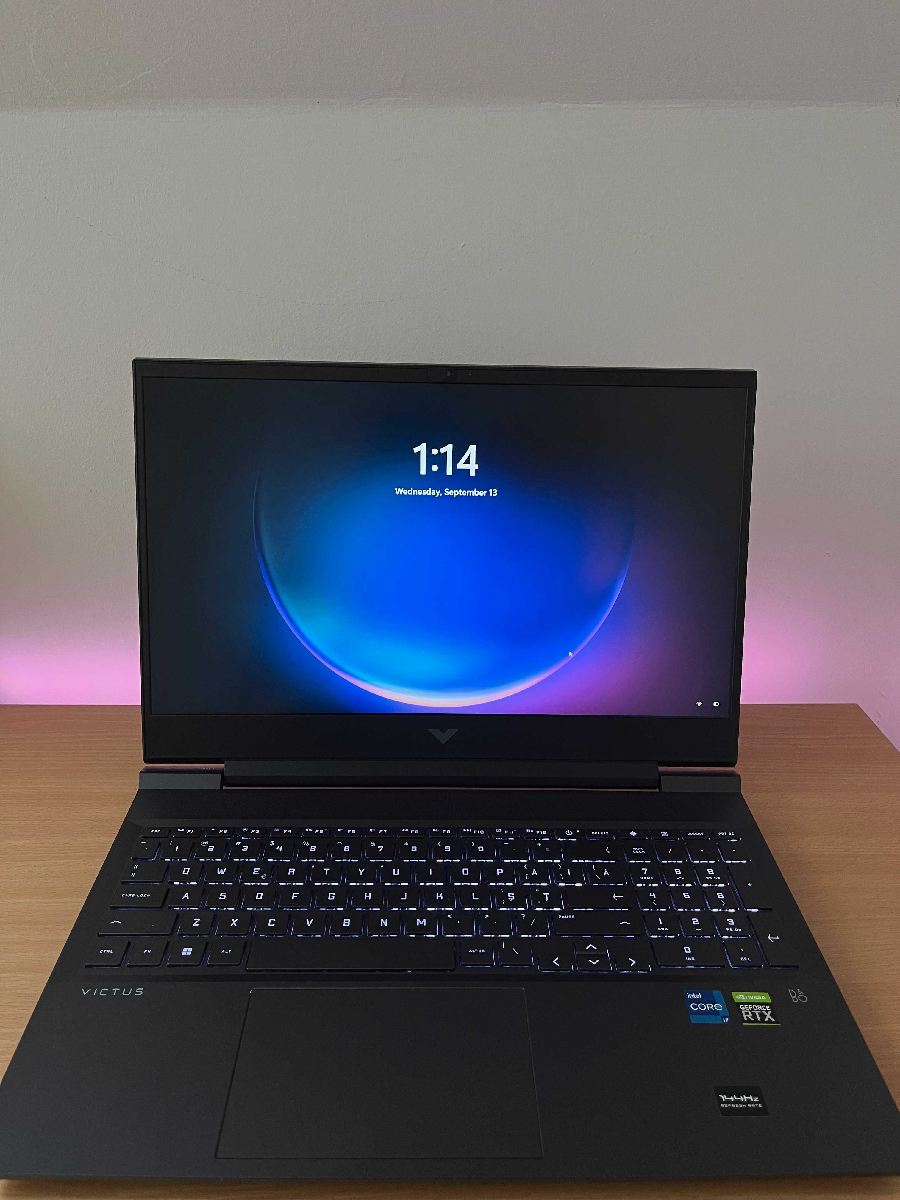 Laptop Gaming 16.1'' Victus 16-d1003nq, 144Hz, i7-12700H, RTX 3060