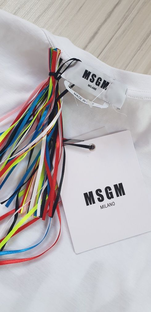 MSGM Milano Cotton Womens Size S НОВО! ОРИГИНАЛ! Дамска Tениска!