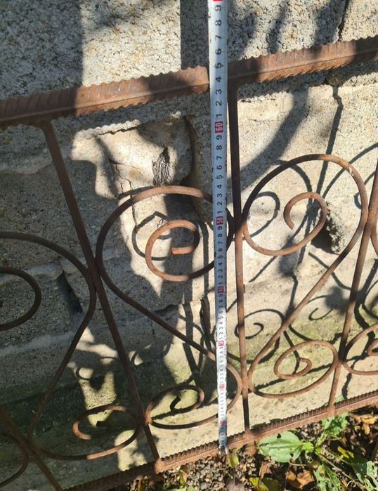 Gard cimitir grilaj pentru loc de veci 3m pe 3m