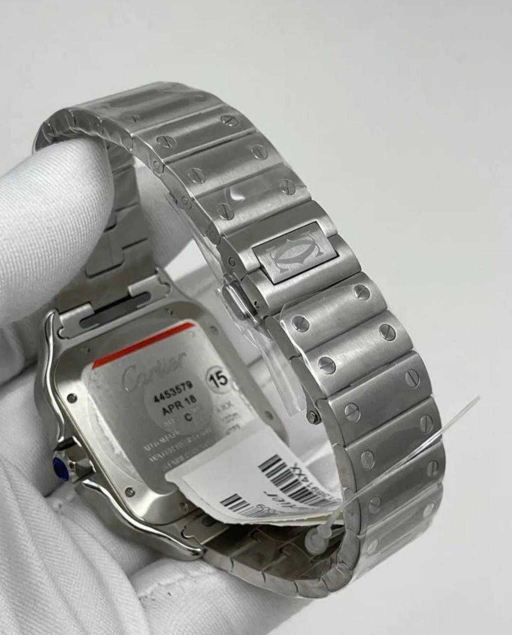 CARTIER Santos de Cartier Silver Dial AT Men's Watch