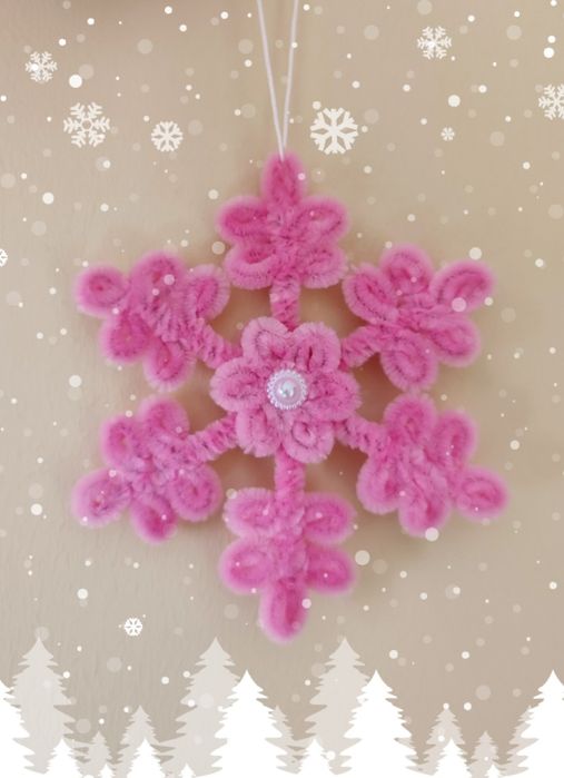 Снежинка, украса за елха