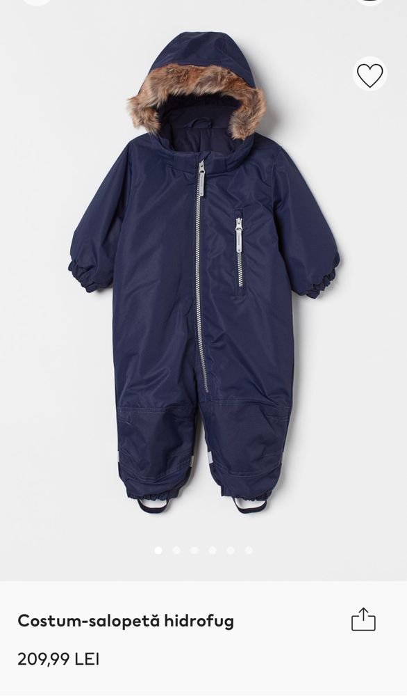Salopeta h&m hidrogug impecabila marimea 80