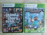[Xbox360] Vând GTA 5 și Minecraft originale Xbox 360 //poze reale