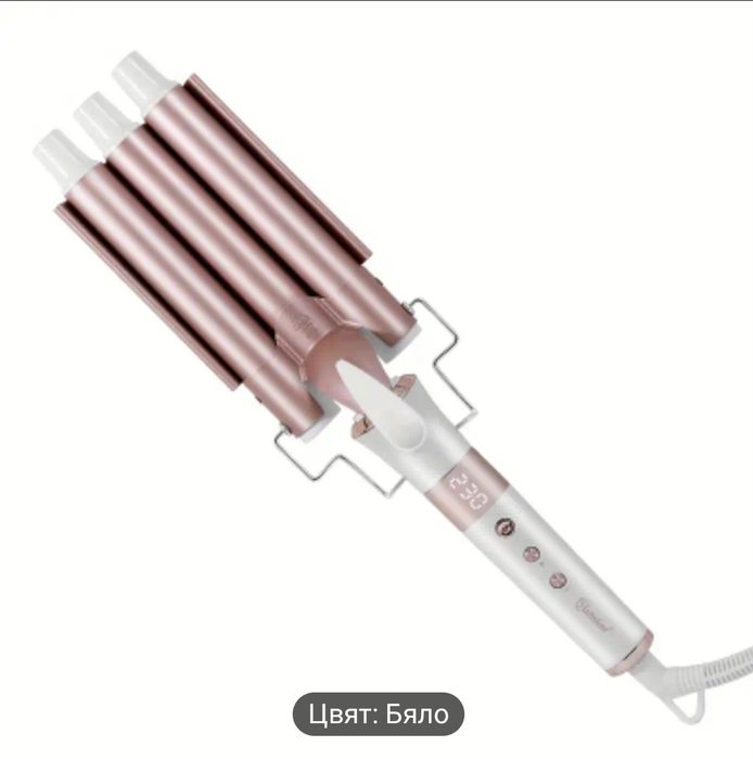 Професионална електрическа маша с 3 керамични тръби