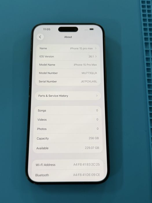 iPhone 15 pro max Pret 2850 Lei