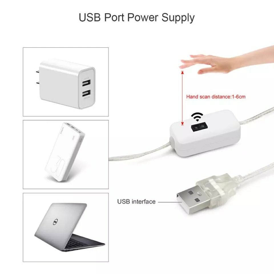 Sistem leduri 5m  alimentare 5 V USB