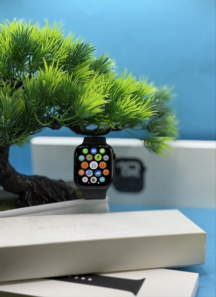 ГАРАНЦИОНЕН!!! Apple Watch 10, GPS, Cellular, Jet Black Aluminum 46 мм